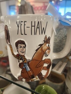 Rae Dunn Toy Story Yee-Haw Cartoon Cowboy Mug